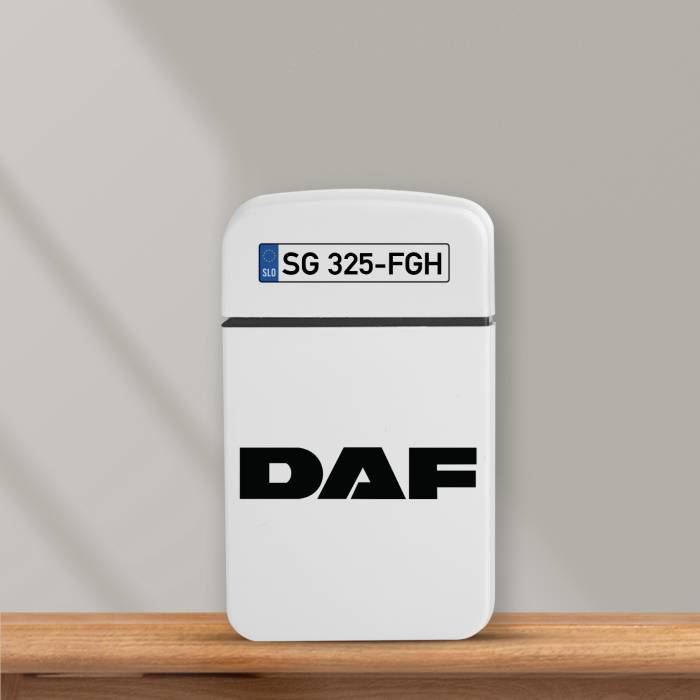 Personaliziran vžigalnik proti vetru - DAF