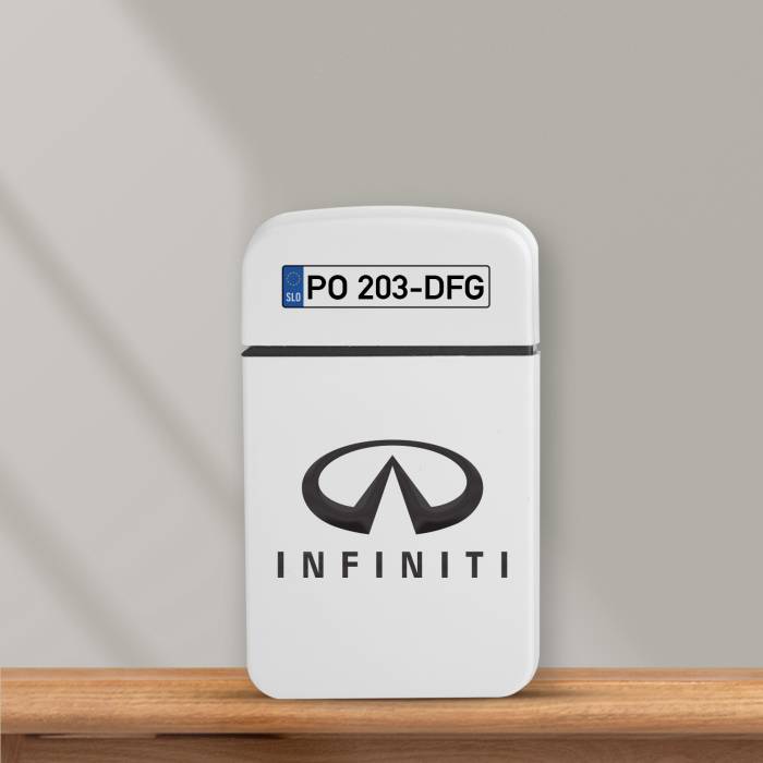 Personaliziran vžigalnik proti vetru - Infiniti