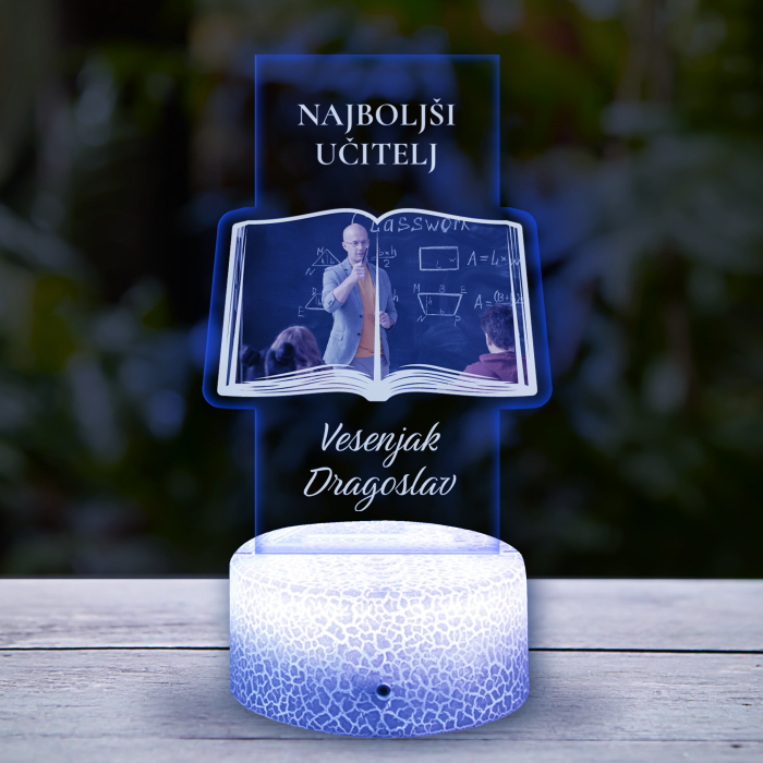 3D-LED-svetilka - Najboljši učitelj