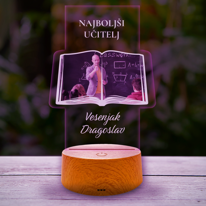 3D-LED-svetilka - Najboljši učitelj