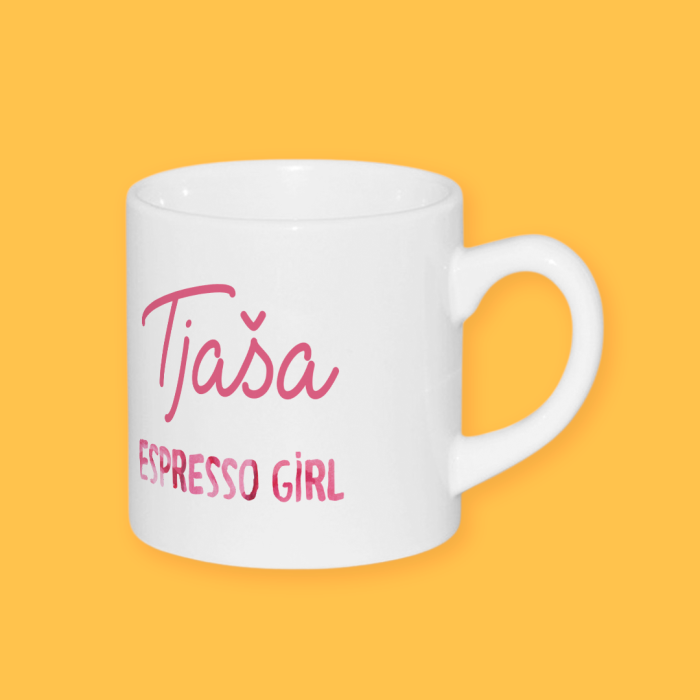 Personalizirana skodelica za kavo - Espresso girl