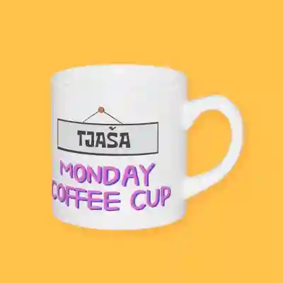 Personalizirana skodelica za kavo - Monday monster