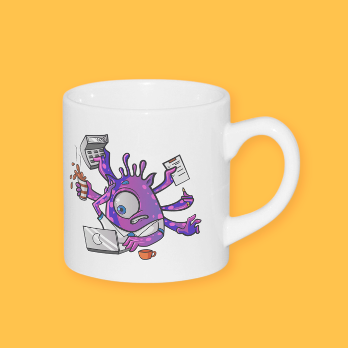Personalizirana skodelica za kavo - Monday monster