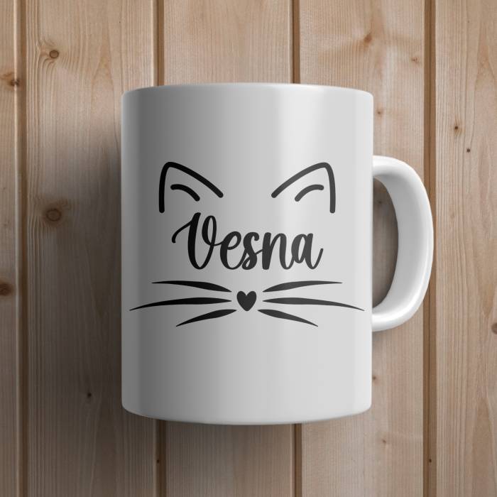 Personalizirana skodelica z mačko