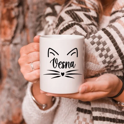 Personalizirana skodelica z mačko