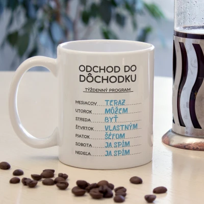 Personalizirana skodelica - Tedenski urnik