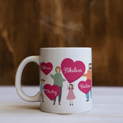 Personalizirana skodelica - Moja družina je vse!