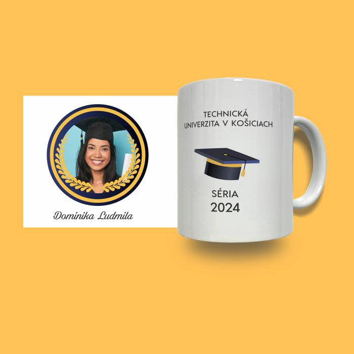 Personalizirana skodelica - Diplomiranje s sliko in besedilom