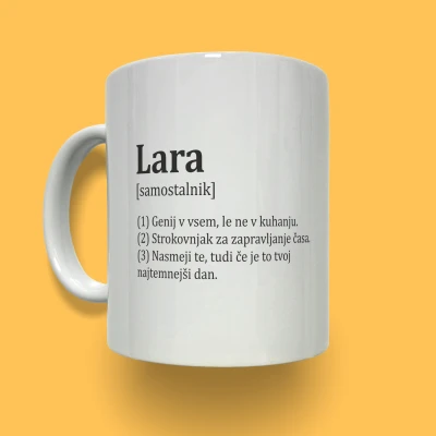 Personalizirana keramična skodelica - Ime Dex