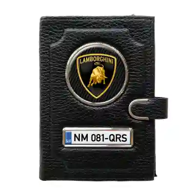 Denarnica s predalom za denar s sponko - Lamborghini