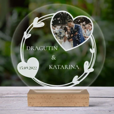 3D-LED-svetilka - Za par