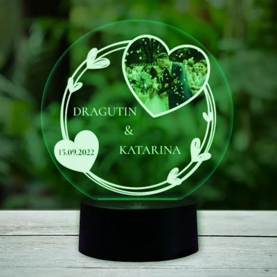 3D-LED-svetilka - Za par