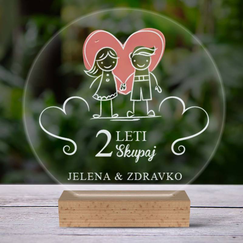 3D-LED-svetilka - Skupaj