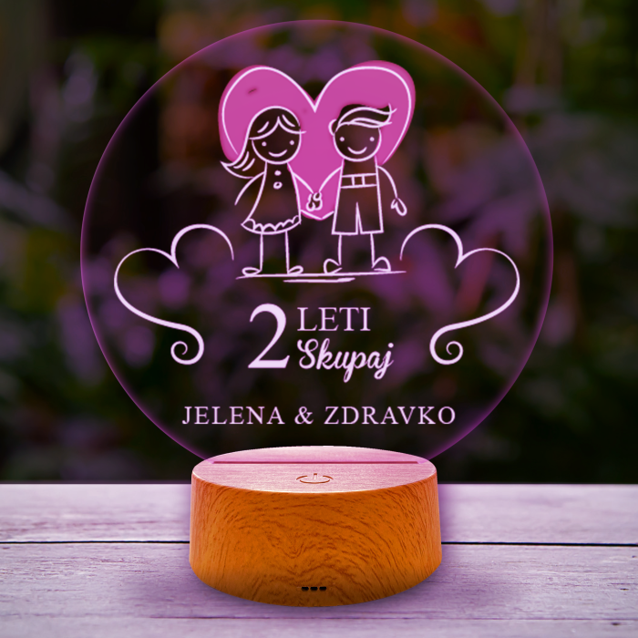 3D-LED-svetilka - Skupaj