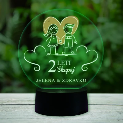 3D-LED-svetilka - Skupaj