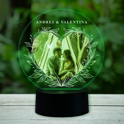 3D-LED-svetilka - Za njega in njo