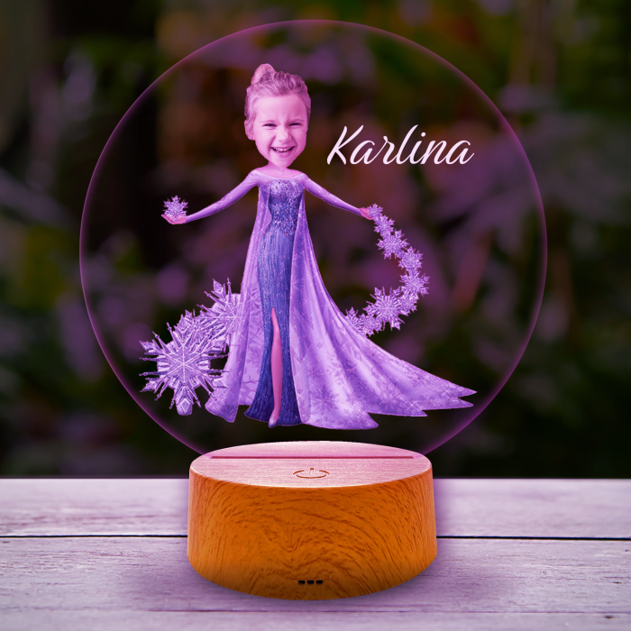3D-LED-svetilka - Elsa