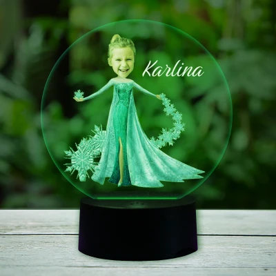 3D-LED-svetilka - Elsa