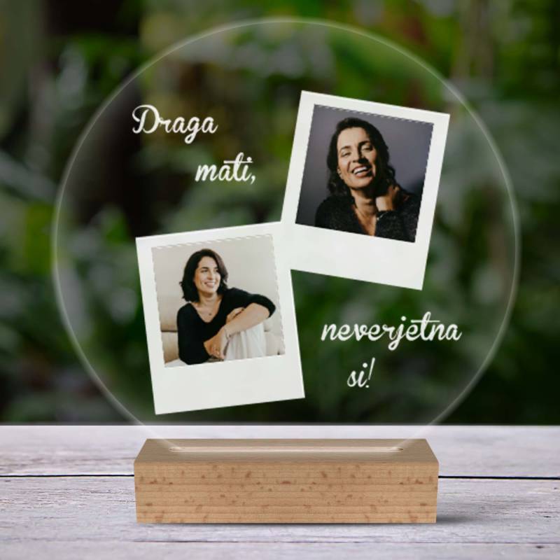 3D-LED-svetilka - Za mamo