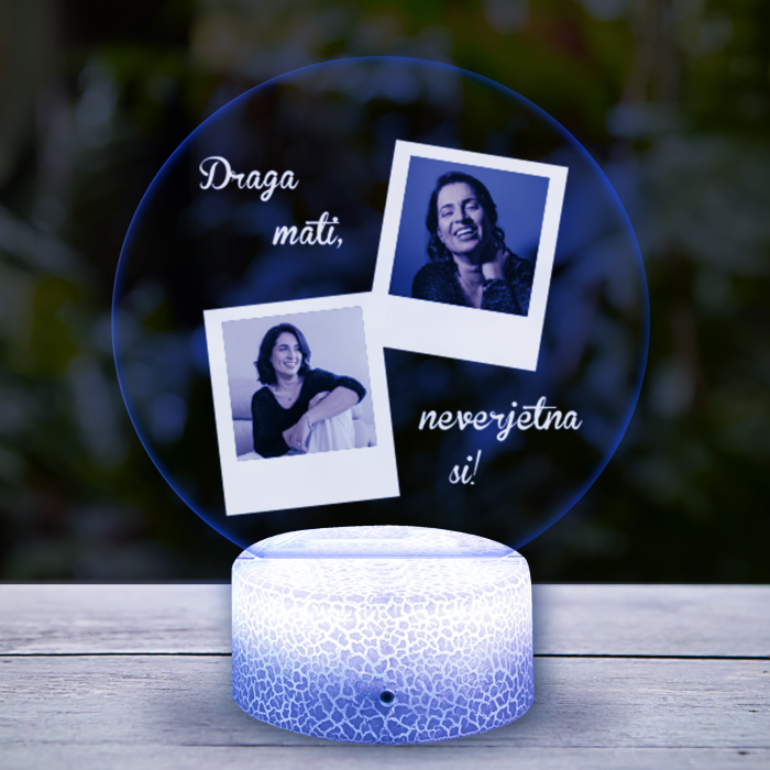 3D-LED-svetilka - Za mamo