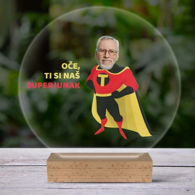 3D-LED-svetilka - Super oče