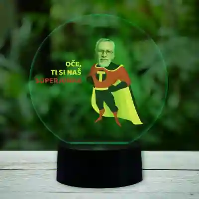 3D-LED-svetilka - Super oče