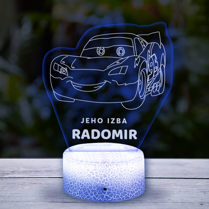 3D-LED-svetilka - Za otroško sobo