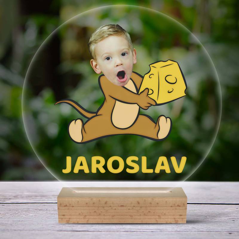 3D-LED-svetilka - Za dojenčkovo sobo