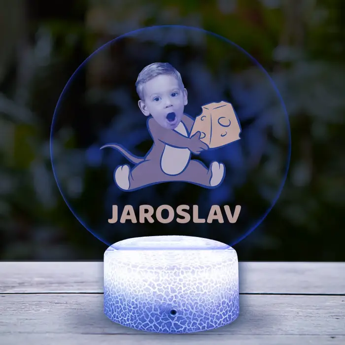 3D-LED-svetilka - Za dojenčkovo sobo