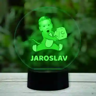 3D-LED-svetilka - Za dojenčkovo sobo