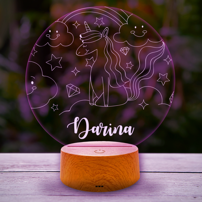 3D-LED-svetilka - Samorog