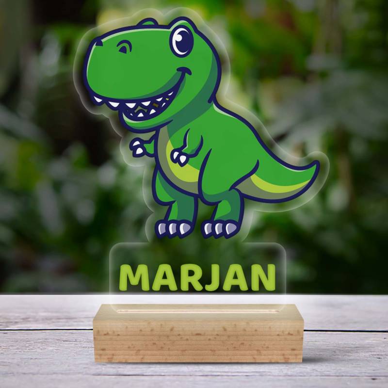 3D-LED-svetilka - Z dinozavrom