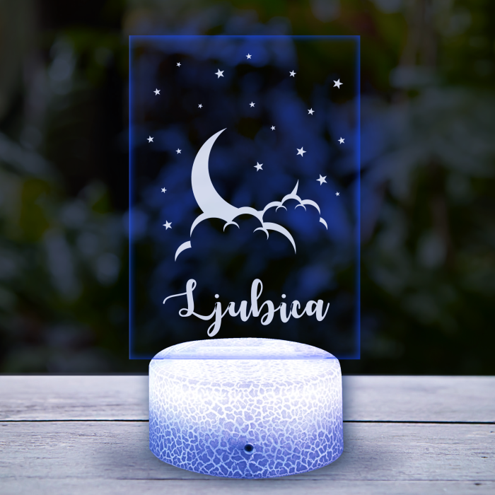 3D-LED-svetilka - Lahko noč