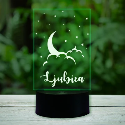 3D-LED-svetilka - Lahko noč