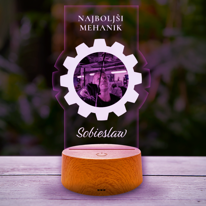 3D-LED-svetilka - Najboljši mehanik