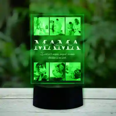 Personalizirana 3D LED svetilka - Kolaž
