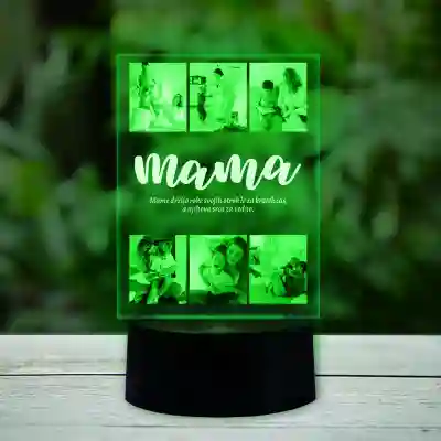 Personalizirana 3D LED svetilka - Mama