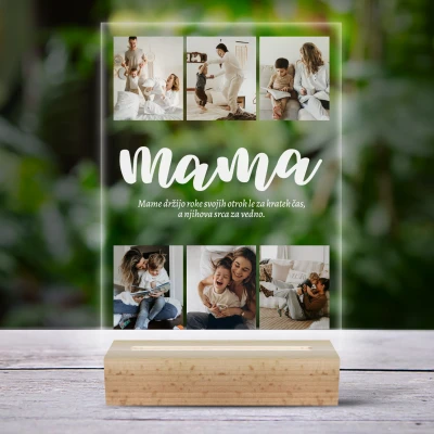 Personalizirana 3D LED svetilka - Mama