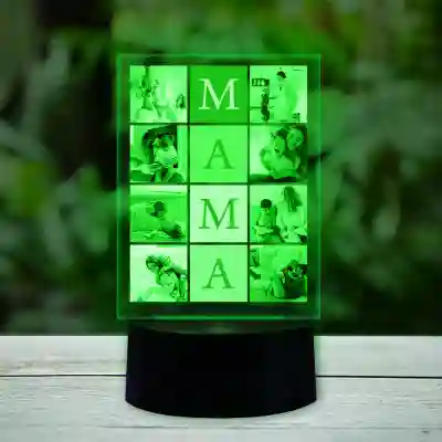 Personalizirana 3D LED svetilka - Kolaž črk