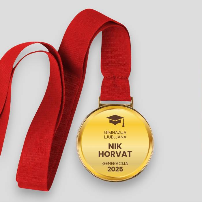 Osebna medalja - Barvni diplomant