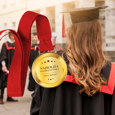 Personalizirana medalja - Najboljša razredničarka