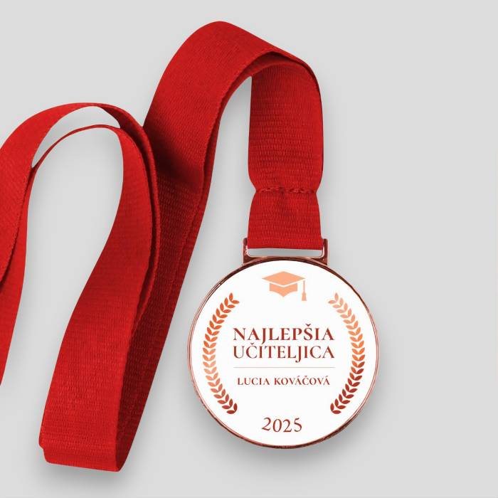 Prilagojena medalja – Najboljša učiteljica