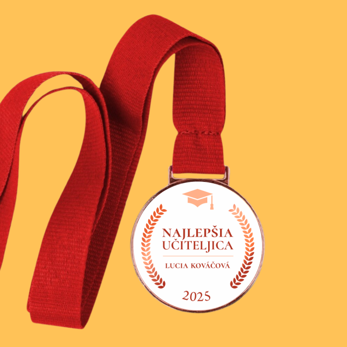Prilagojena medalja – Najboljša učiteljica
