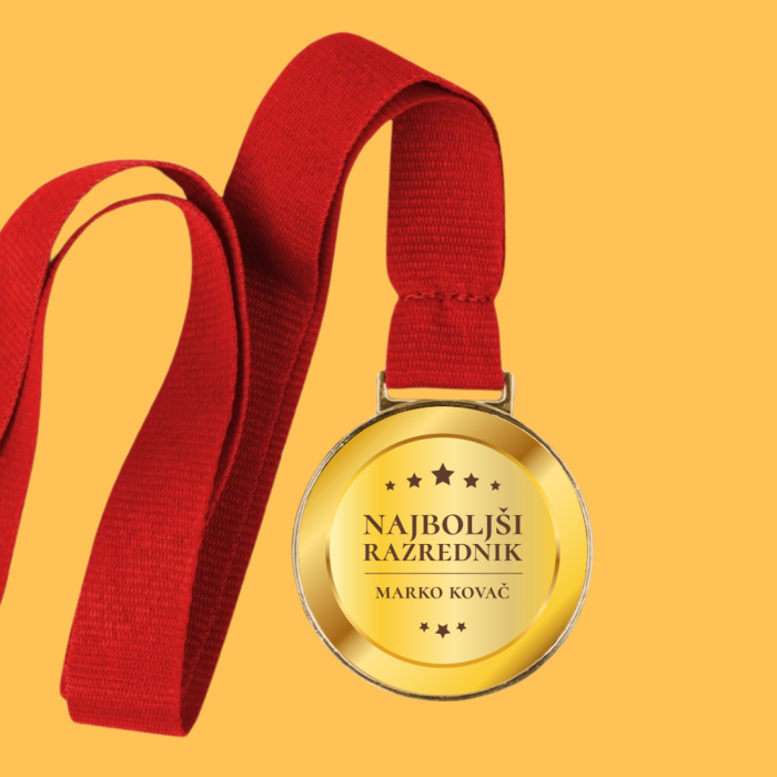 Personalizirana medalja – Najboljši razrednik