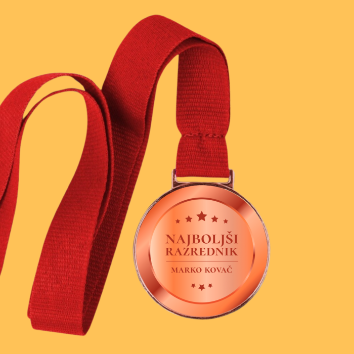 Personalizirana medalja – Najboljši razrednik