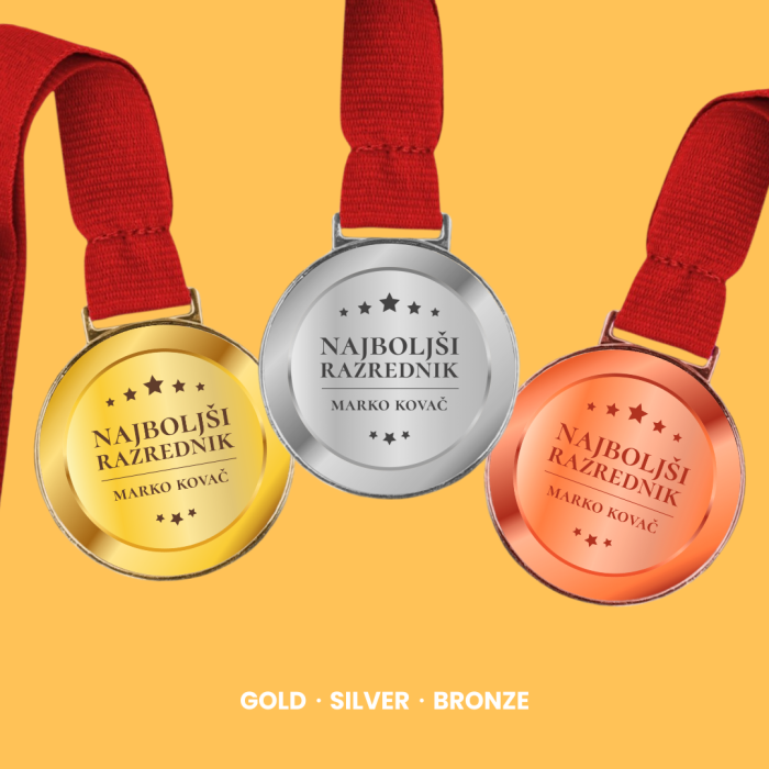 Personalizirana medalja – Najboljši razrednik