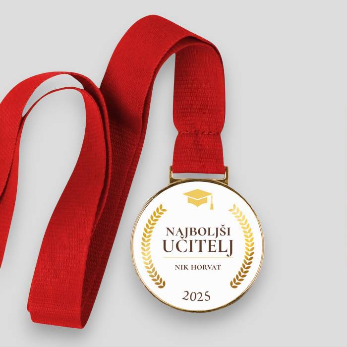 Personalizirana medalja – Najboljši učitelj