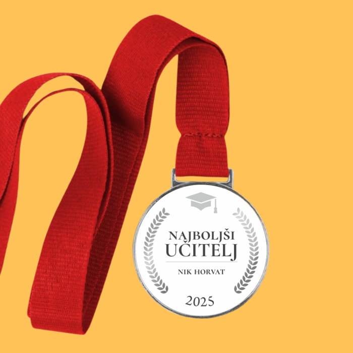 Personalizirana medalja – Najboljši učitelj