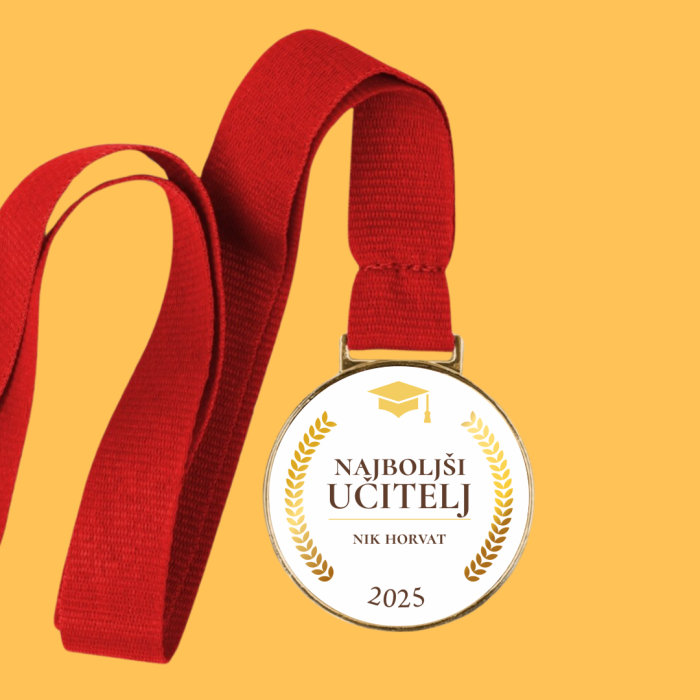 Personalizirana medalja – Najboljši učitelj