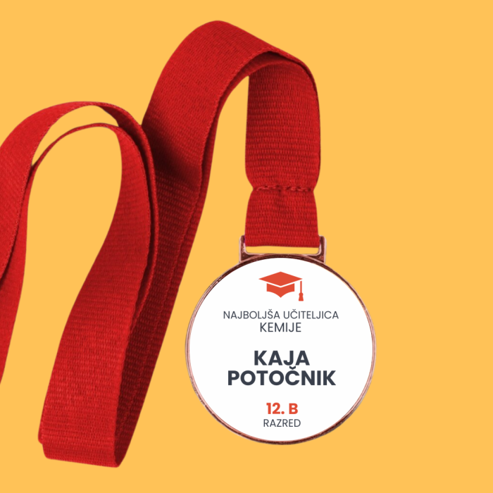 Personalizirana medalja – Najljubši predmet